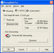 StrongDisk Pro screenshot